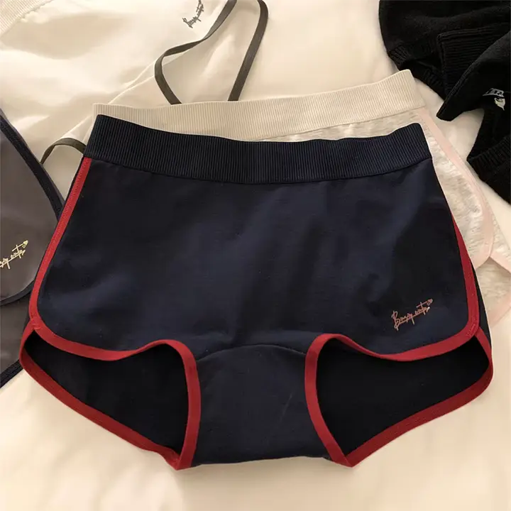 女性用コットン製ショートパンツ【ウエスト中腰・無痕デザイン・包み込むフィット感】（セットアップ対応）