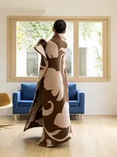 極上の柔らかさの羊毛使用 タータンカバー 毛布【二面使用・オートミールカラー・季節問わず】