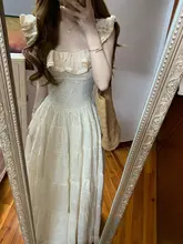 美しいフリルデザインのキャミワンピース【上品・背中開き・スリムフィット・エレガント】
