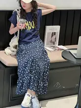 花柄子供用半袖ワンピース【夏用・チュニックスタイル・フリル付き】（セットアップ対応）