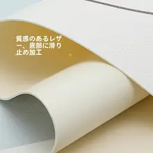 赤いリンゴ型 小型携帯用マウスパッド【防水・レザー製・オフィス用】