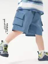 男の子用 カジュアルショートパンツ【夏用・薄手・工装風】