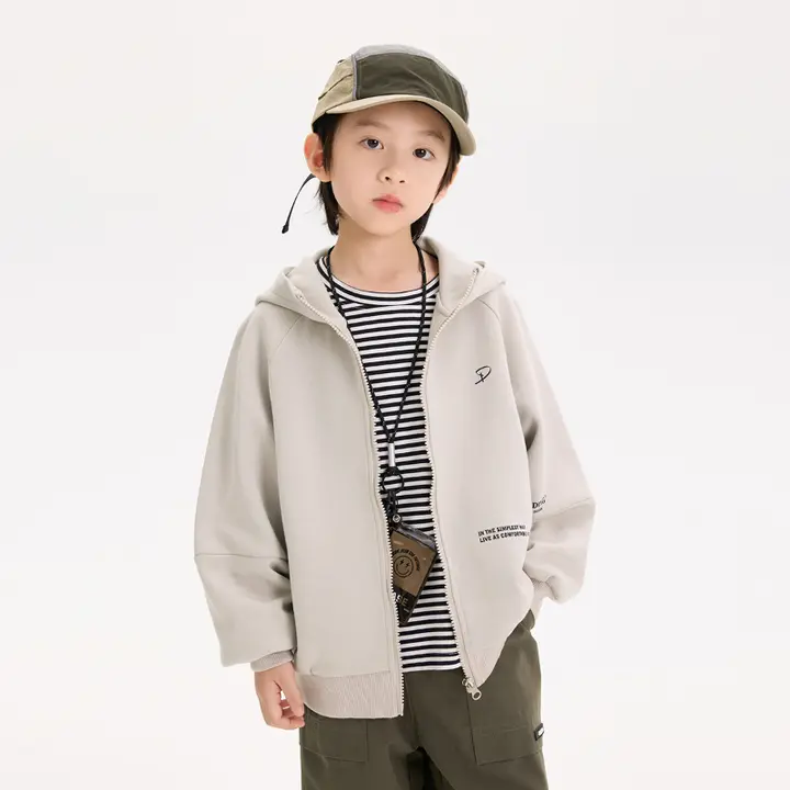 アウター キッズ ボーイズ シンプル レタープリント ストリート 秋