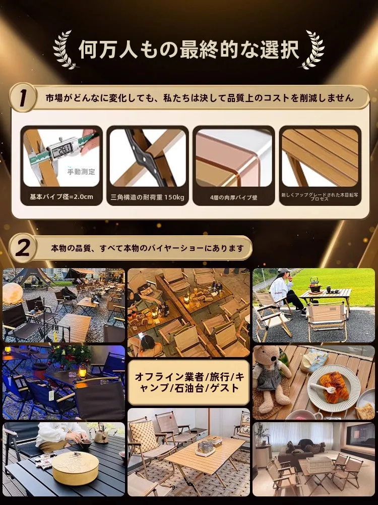 キャンプ道具を節約調達｜実際に使ってみた結果 - 折りたたみテーブルセットの実証データ