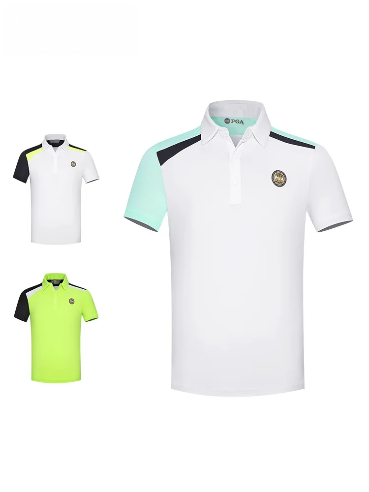 PGAキッズ ゴルフウェア 男の子用 夏用吸湿速乾 UVカット 半袖Tシャツセットの詳細と実用性