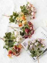 石榴スワッグ【乾燥花・造花・インテリア装飾用】