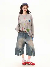 UVカットパーカー トップス レディース 長袖 ルーズ 星柄 カジュアル 着回し 「BOEAX」