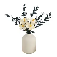 陶器の小さな花瓶 ドライフラワー 部屋の装飾 寝室 オフィス 装飾品 家庭 デスク トップ おしゃれ