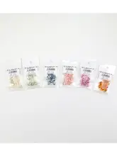 カラフルな樹脂製クリスタル風ボタン【DIY・布製シャツ用・装飾ボタン】
