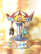 レトロなメリーゴーランドミュージックボックス【誕生日プレゼント・バレンタイン用】