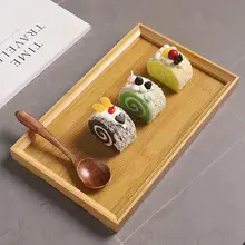 竹製長方形トレー【家庭用・北欧スタイル・茶器用・食器】