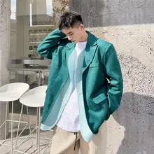 メンズ ジャケット フェイクレイヤード 着脱式襟 ベルベット デザイン性 上品