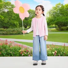 キッズ用デニムパンツ【春用・ゆったり・ストレッチ素材】（セットアップ対応）