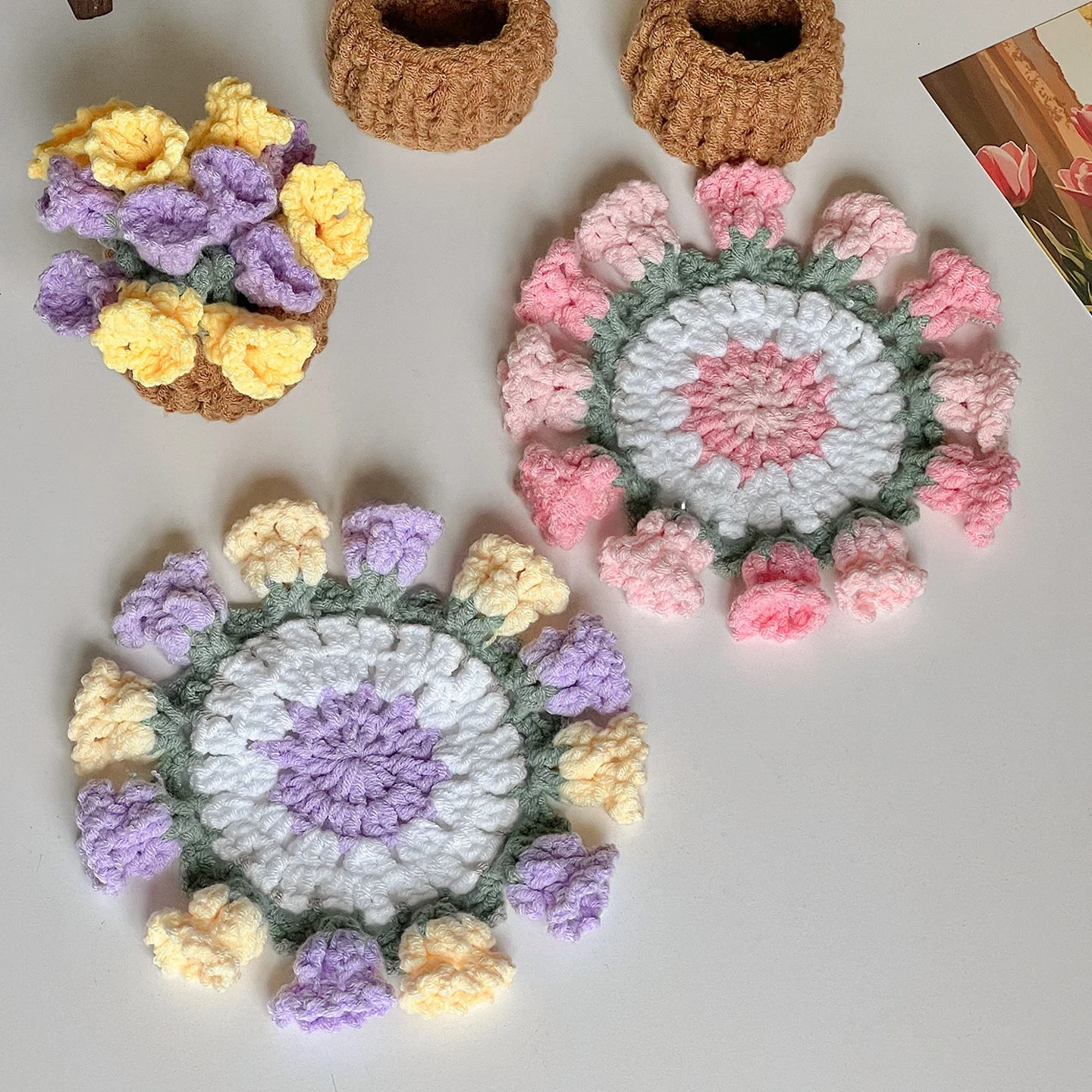 ハンドメイド雑貨販売で売れるものとは？手編みの花束コースターが教えてくれたリアルな答え