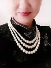 重ねづけできるパールネックレス【二重・ロングタイプ・女性用】
（セットアップ対応）