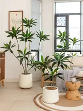 人工観葉植物 ポット インドアリビング用 ベルベット ブラジル木 高級デザイン 北欧スタイル 装飾オブジェ