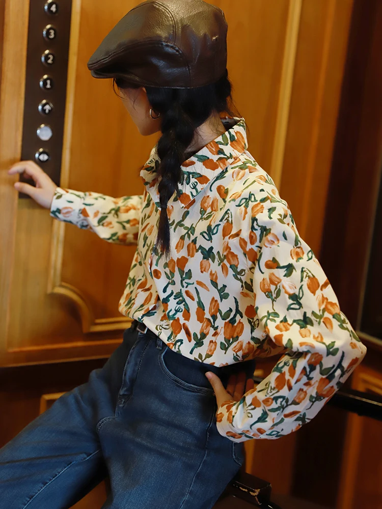 5月末にどんな服装が旬か？ロングスリーブコーデュロイプリントシャツが解決する季節の悩み
