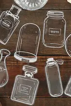 Infeel.Me ペットフィルムグラスデコレーションステッカー【アート手帳装飾用・創意デザイン】