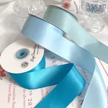 高品質ダブルフェイスポリエステルリボン【結婚式用・DIY用・ギフト包装】