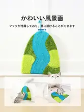 猫用爪とぎ玩具【立式・木製・耐久性あり・麻使用】