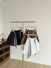 ファッション高腰Aラインスカート【女性用・小柄向け・フラワーデザイン・スタイルアップ効果】（セットアップ対応）