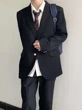 ブラックスーツ【秋春用・学院風デザイン・男性用】