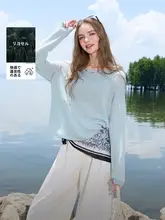 デザイン性のあるレーシングニットトップス【丸首・広めのシルエット・透かし編み】