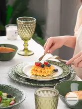 食器セット 家庭用 レトロ 創造的 ボウル プレート セラミック