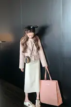 通勤スタイル 白色ストレートロングスカート【スリムなシルエット・黒色ハイウエストミニスカート】（セットアップ対応）