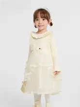 子供用プリンセスドレス【春秋用・綿素材・キュートなデザイン】（セットアップ対応）