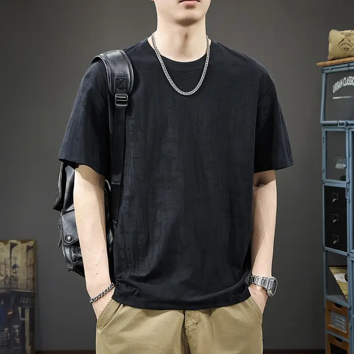 快適な着心地の薄手クール感半袖Tシャツ【メンズ・ゆったりフィット・ラウンドネック】