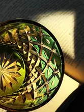 江戸切子の手工芸水晶グラス【ハニーコウ・贈り物にも最適】