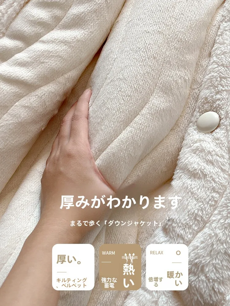極上の柔らかさの珊瑚フリース長袖ローブは冬のホームウェアとして最適か
