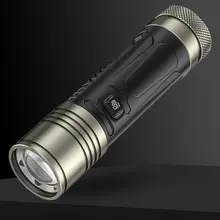 铭久 超高輝度レーザー強光LED懐中電灯【充電式・アウトドア用・小型多機能・タクティカル・遠射】