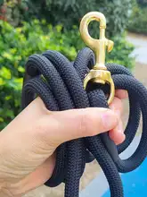 大型犬用ペットリード【強化タイプ・長さ調整可能・純銅フック】