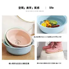 大容量プラスチック洗面器【厚手・家庭用・洗濯・調理用】