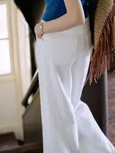 Jicouture Denim 2色デニムワイドレッグパンツ【夏用・フィット・ストレート】