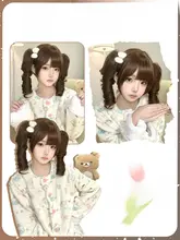 ロリータ風カラメルプリンのウィッグ【ツインテール・ロングカール・ドール用】