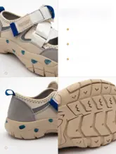 魔術テープ付きスポーツサンダル【春夏用・カジュアルデザイン・ブローチスタイル】（セットアップ対応）