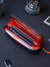 長財布型ファスナー付きスマートフォン用パスポートケース【カードポケット付き・コイン入れ・名刺入れ一体型】