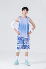 メンズバスケットボールジャージセット【子供用・トレーニングウェア・チーム用】