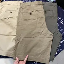シンプルで使いやすい メンズ夏用コットンショートパンツ【無地・快適な素材】