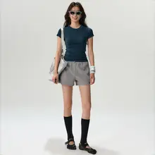 女性用ヨガショートパンツ【速乾・トレーニング・ランニング対応】
