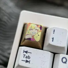 カラフルなESCキーボードキーキャップ【チタン製・輝夜姫デザイン】
