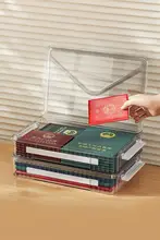透明書類収納ボックス【家庭用・重要書類・不動産権証明書・書類整理】