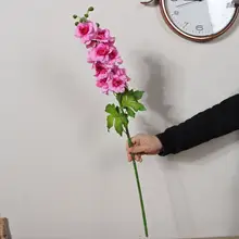造花 デルフィニウム 大枝 ロングステム シルクフラワー インテリア フロアデコレーション フラワーアレンジメント 撮影背景 インスタ映え