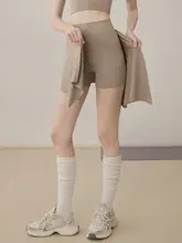 高ウエスト瑜伽ショートパンツ【体型カバー・タイトフィット・スポーツ用】