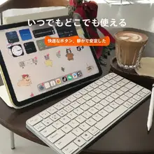 ワイヤレスBluetoothキーボード＆マウス【静音・携帯型・多機能】（セットアップ対応）
