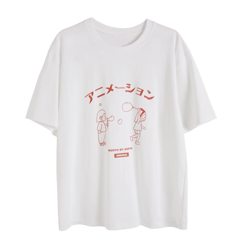 東京秋葉原アニメで人気のNBNカートゥーンTシャツ：ビンテージ風学生用コットンの実用性とシーン別評価