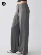 セットアップ レディース ヨガウェア 速乾 ストレート ワイド ゆったり ロングパンツ ランニング ピラティス トレーニング フィットネス ジム スポーツ